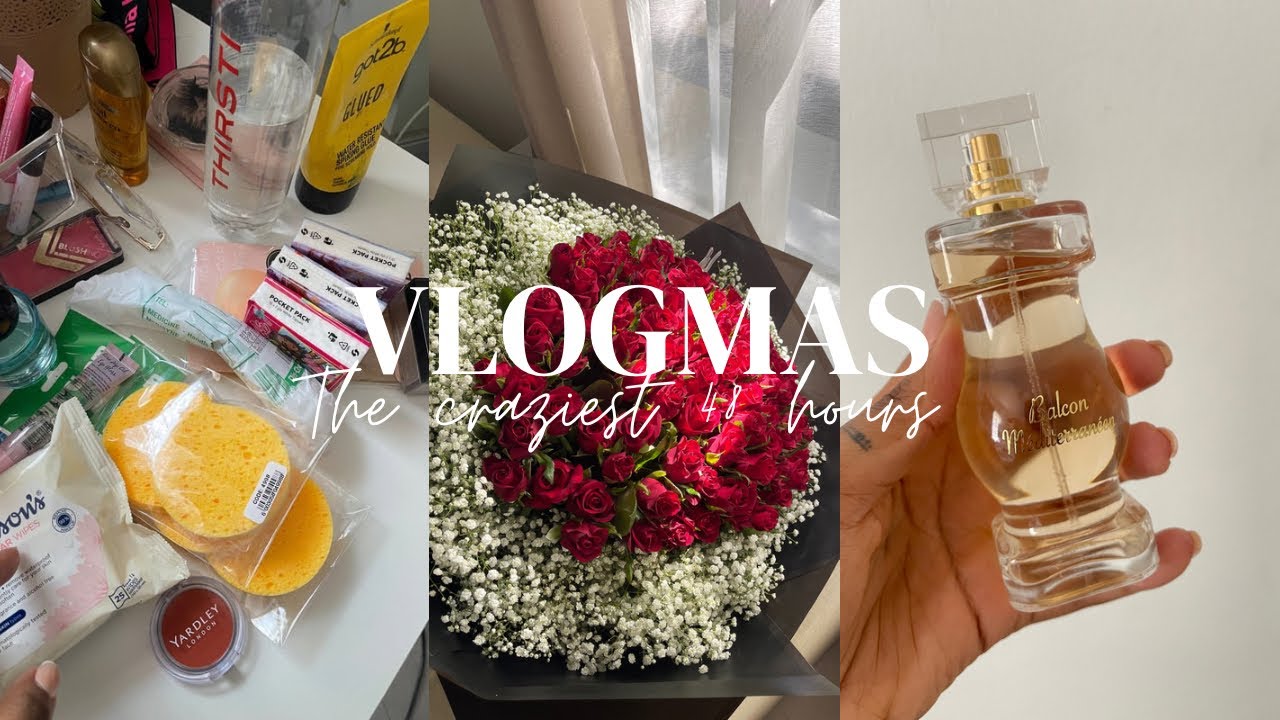 VLOGMAS : THE CRAZIEST 48 HOURS + DISCHEM HAUL + NEW PERFUME+ GIVEAWAY // XOLIGCABASHEVLOGS