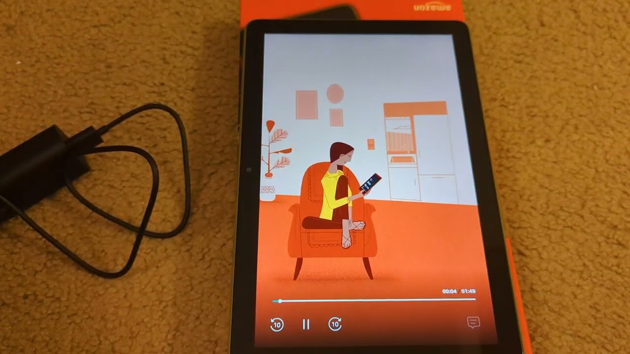 Amazon Fire HD 10 tablet unboxing
