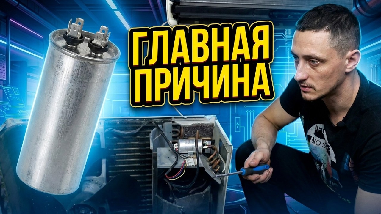 Сплит система работает как вентилятор || Не холодит
