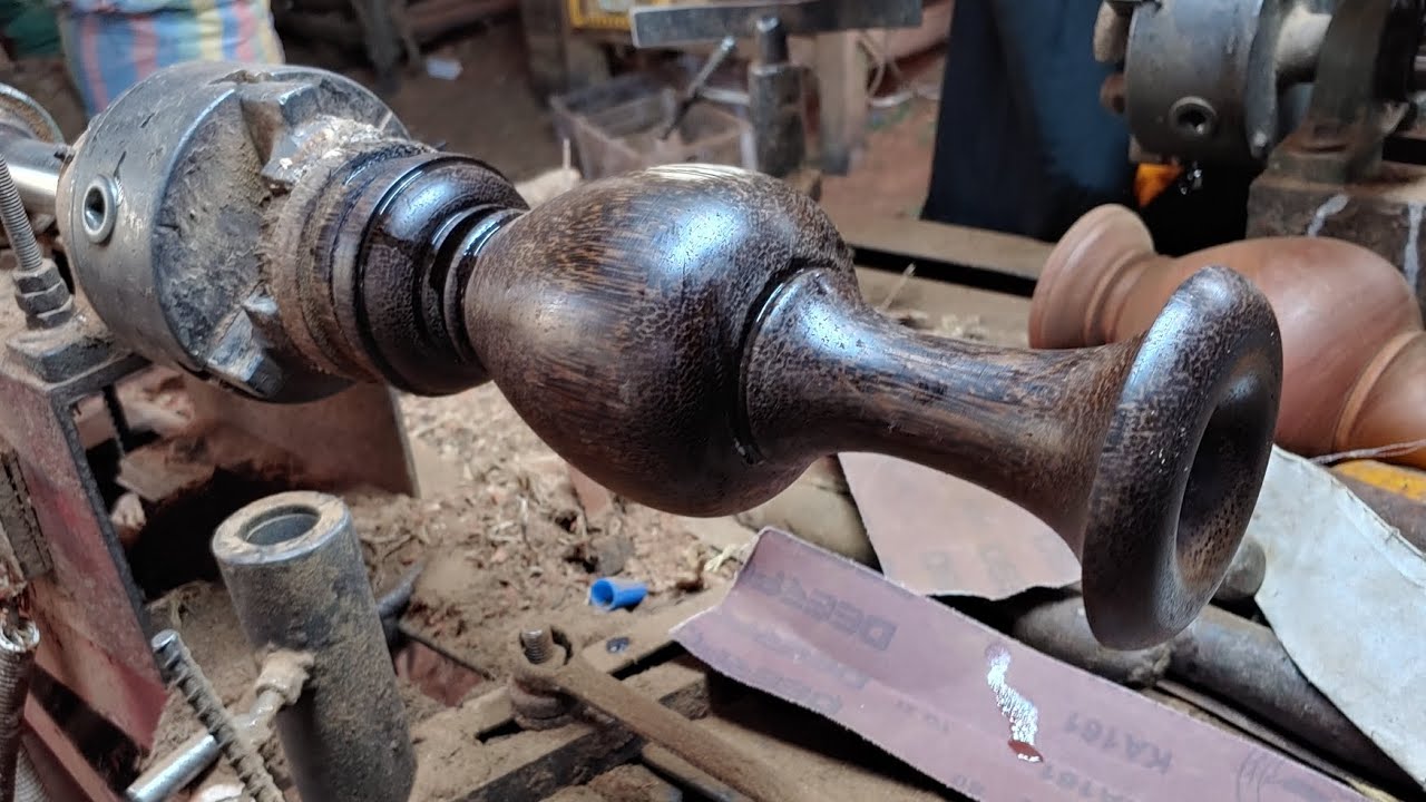 Wood turned idea #woodworking #alittlebitofeverything #palmtree #carpentry #woodworking 