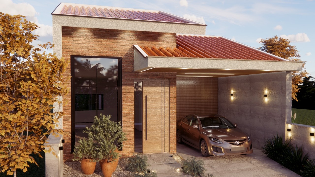 CASA PEQUENA E MODERNA |   2 Quartos | Planta Baixa - ECON&Ocirc;MICA!