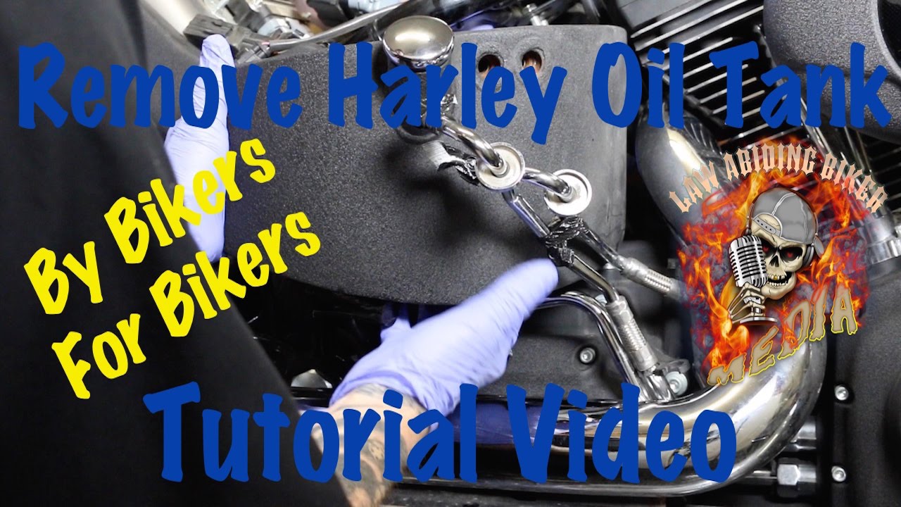 Remove & Install Oil Tank on Harley Davidson | Motorcycle Biker Podcast