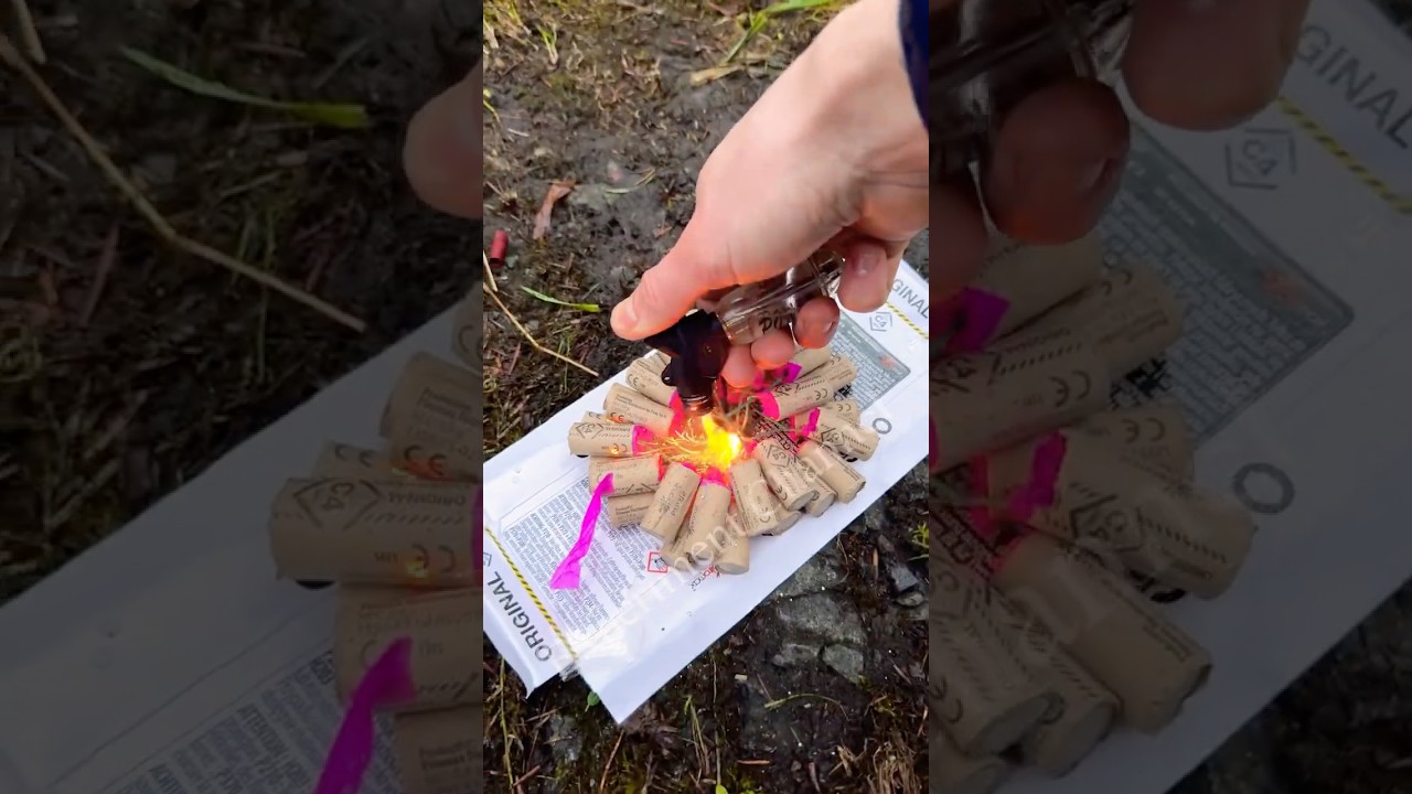 30 firecracker at once #shorts #fireworks #experiment #firecracker #tricks