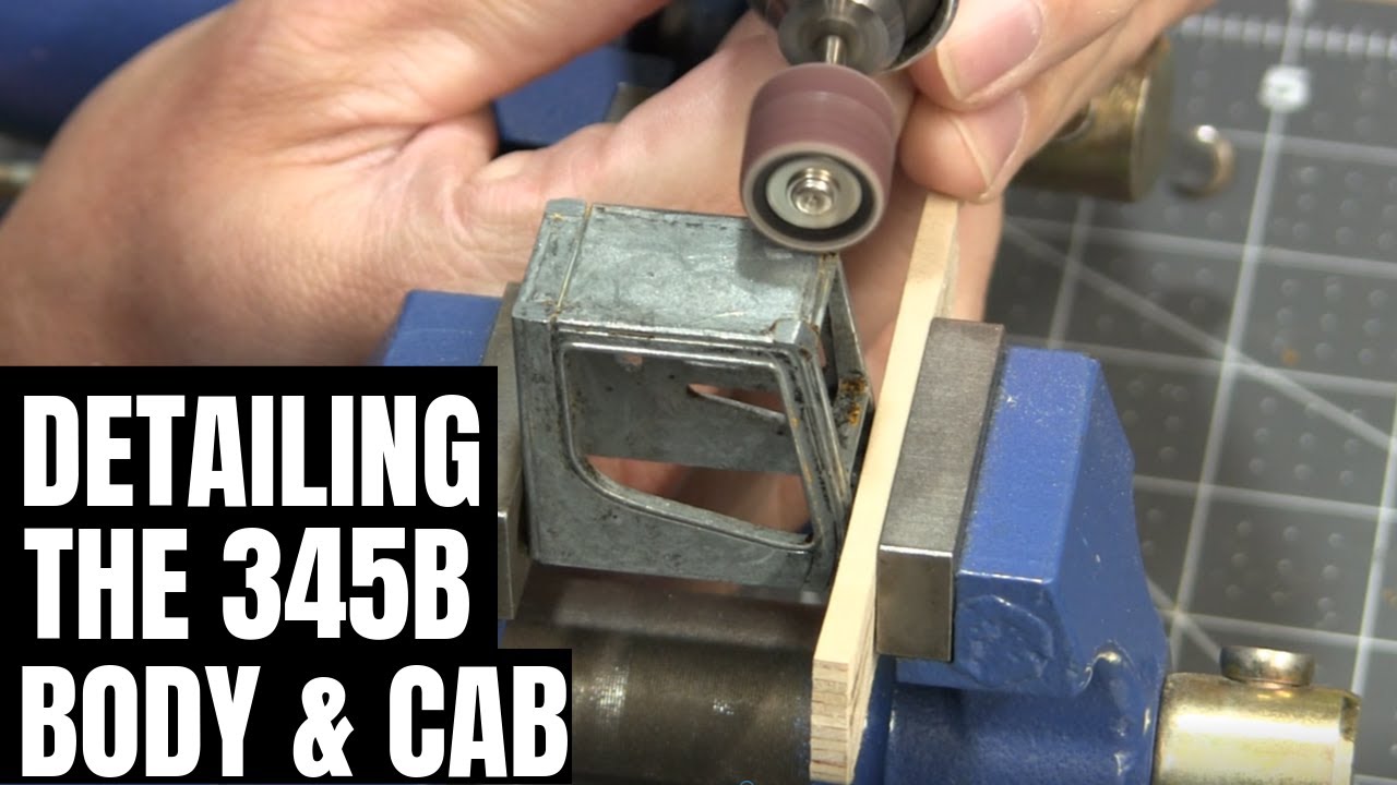 Adding Detail to the Cat 345B Body and Cab