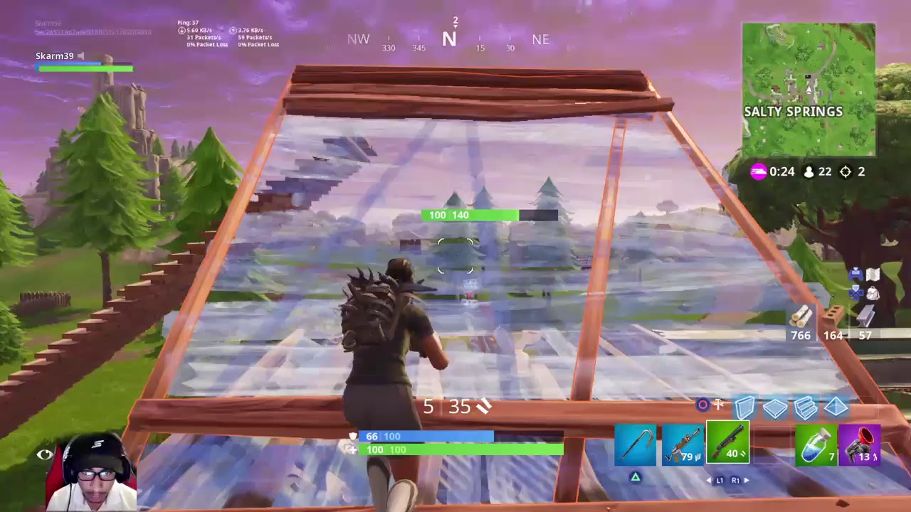 LIVE! PLAYING FORTNITE | 600+ WINS |4.8 K/D| SKAARM (Facecam)