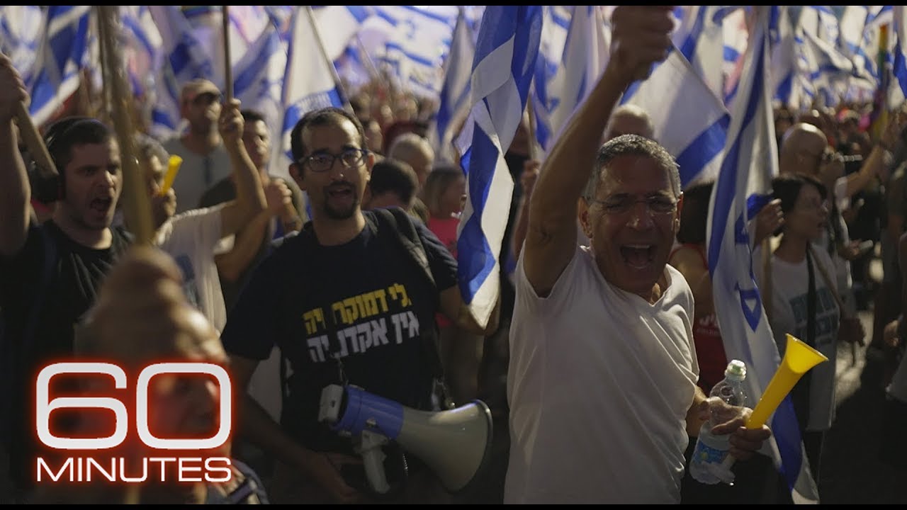 60 Minutes travels to Israel to report on historic protests