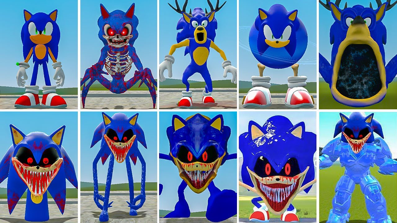 EVOLUTION OF ALL SPRUNKI SONIC EXE MECHATITAN VS ALL CURSED DDEER SONIC EATER ? in Garrysmod!,...
