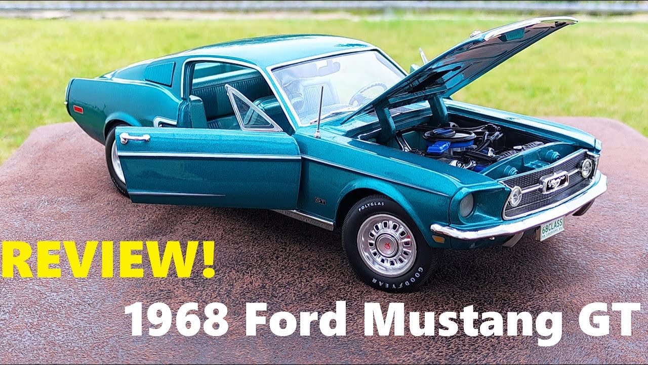 1968 Ford Mustang GT 2+2 diecast review (1/18 scale) by Auto World