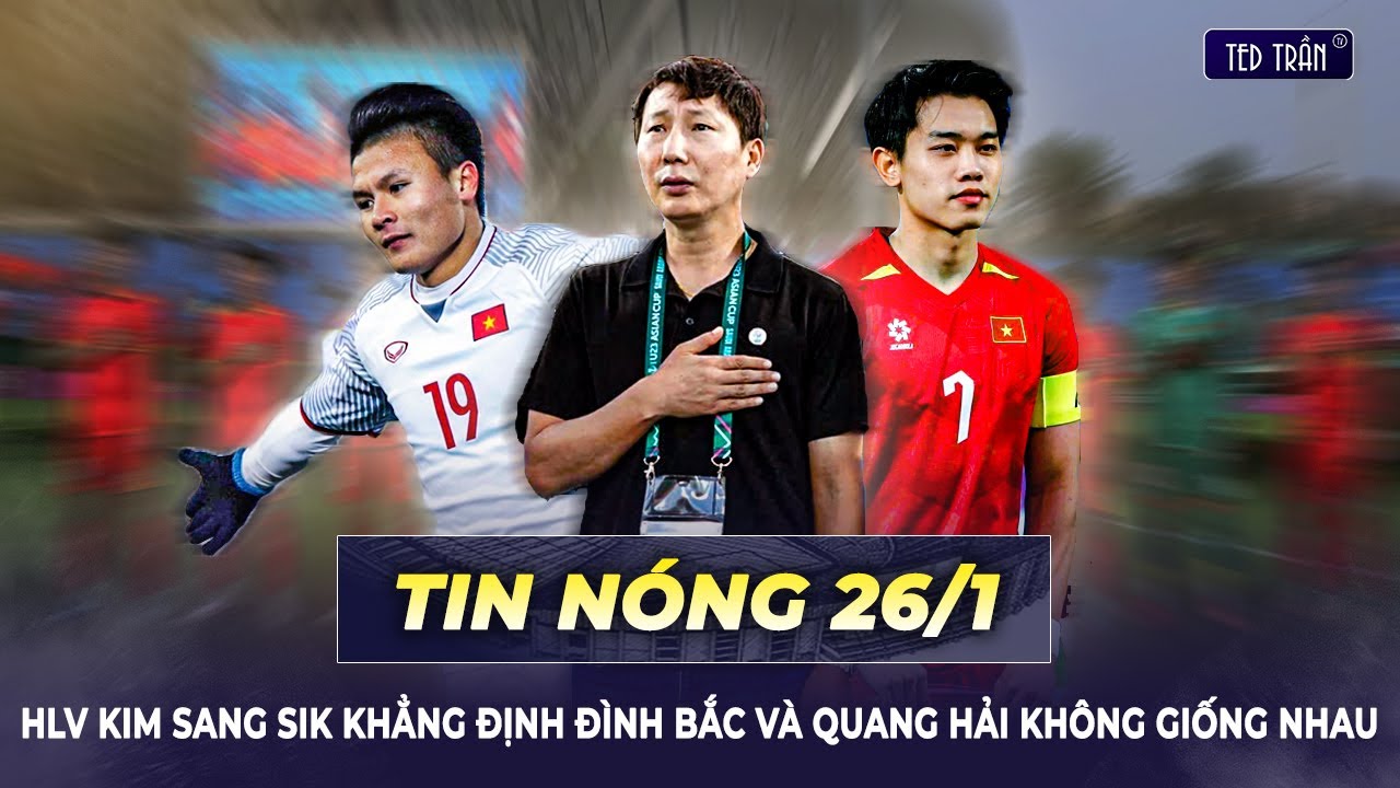 HLV KIM KỲ VỌNG ĐÌNH BẮC XUẤT NGOẠI THI ĐẤU, MỪNG RA MẶT KHI HỌC TRÒ ĐOẠT VUA PHÁ LƯỚI U23 CHÂU Á