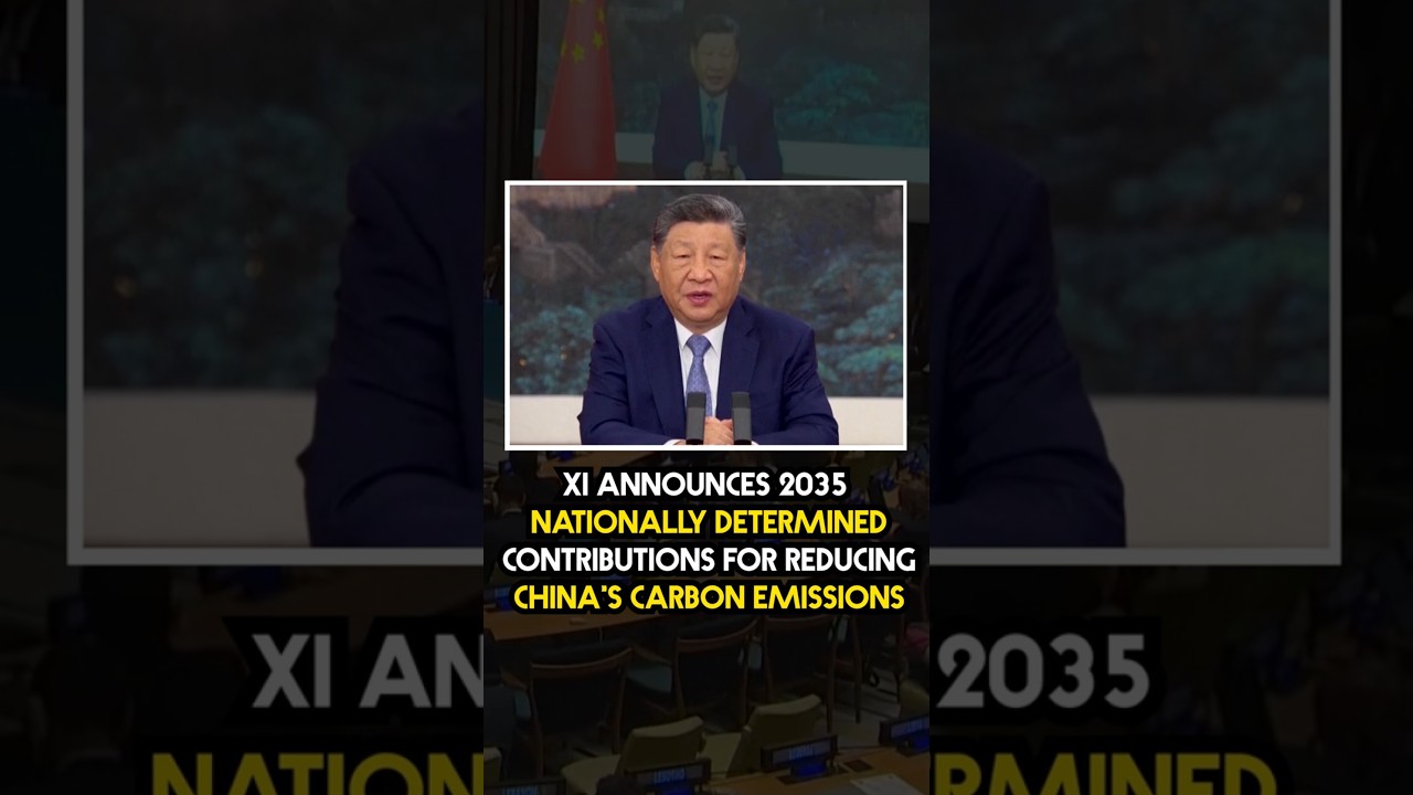 China’s 2035 Climate Response | Xi Jinping’s Big Announcement on NDCs | Geo News English