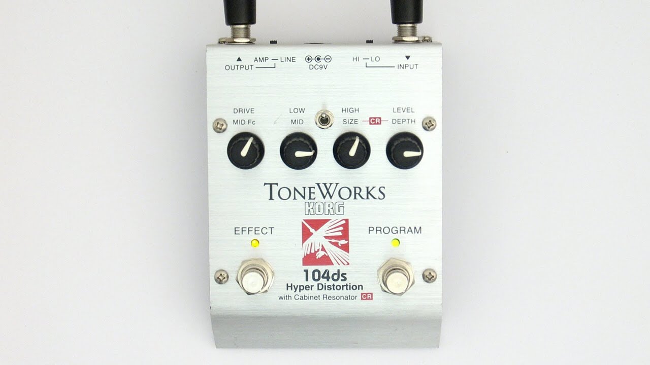 KORG ToneWorks 104ds Hyper Distortion Demo
