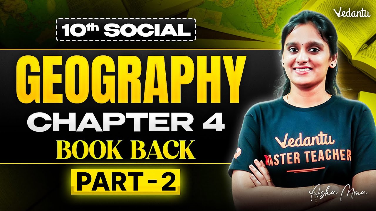 10th Social | Geography Chapter 4 Book Back Part 2 | State Board | Asha Ma'am