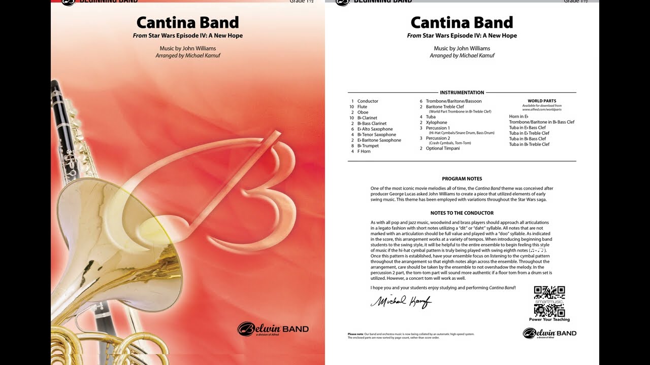 Cantina Band, arr. Michael Kamuf – Score & Sound