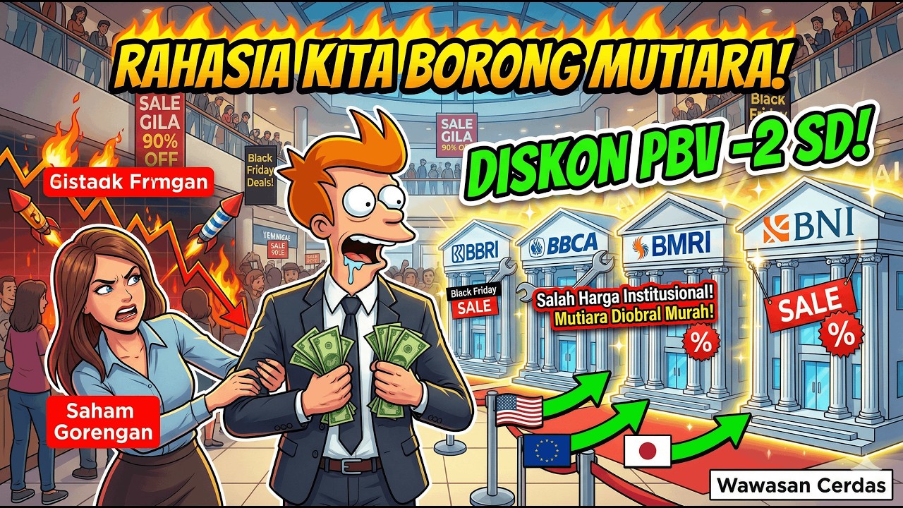 IHSG AMBRUK! Tapi Kenapa Orang Kaya Untung Besar? | Wawasan Cerdas
