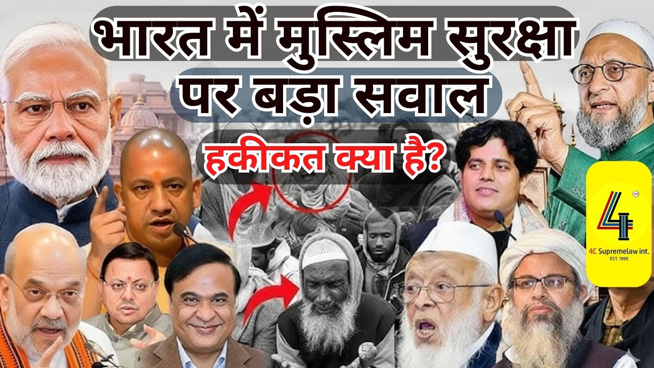 भारत में मुस्लिम सुरक्षा पर बड़ा सवाल—हकीकत क्या है? #MinorityRights #MuslimSafety #LegalAnalysis
