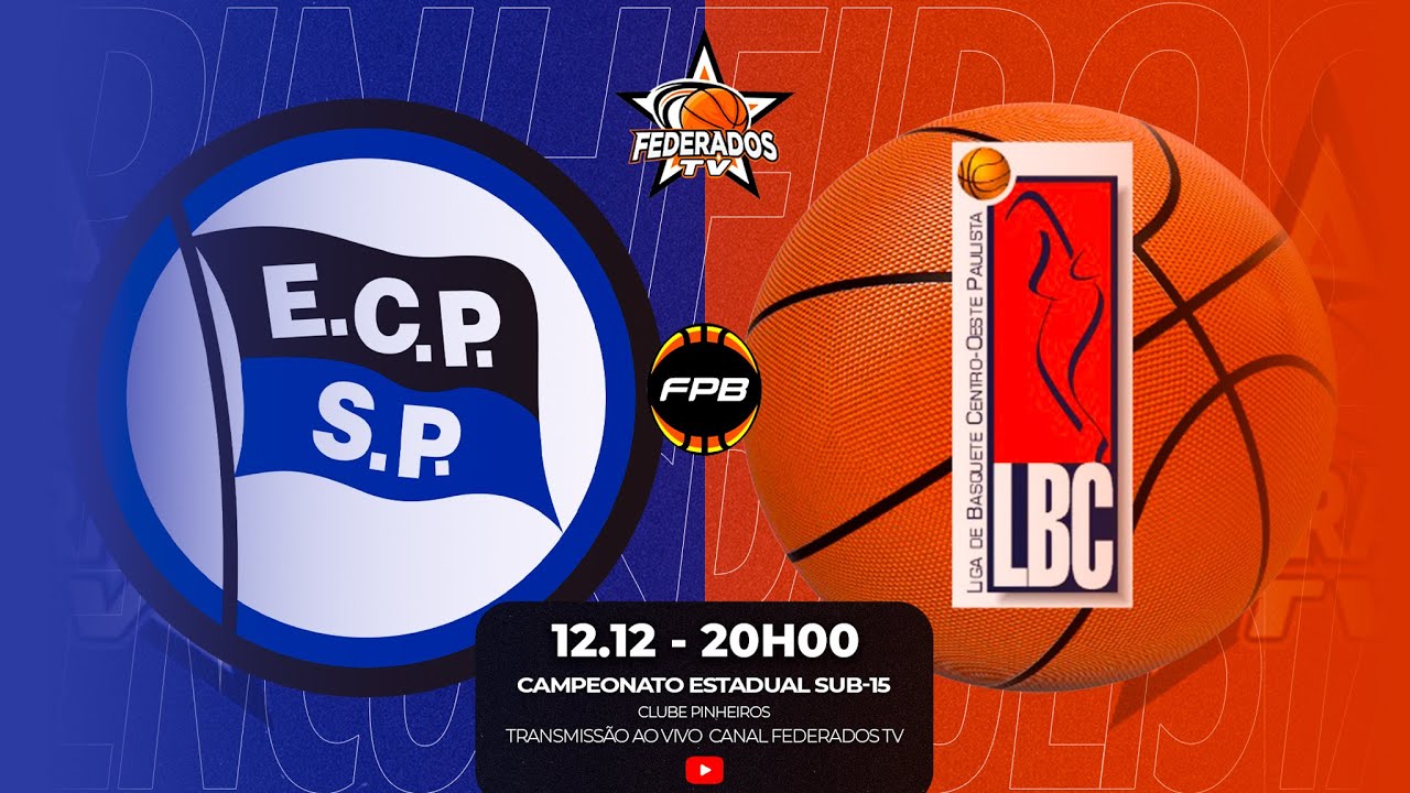 ESTADUAL  | SUB 15 | PINHEIROS X LENÇOIS PAULISTA | AO VIVO | 20:00HRS