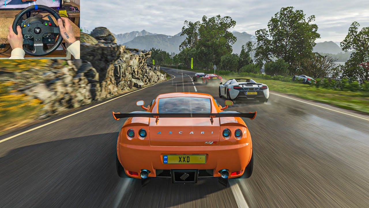 Ascari RZ1R VS Supercars | Forza Horizon 4 Steering Wheel