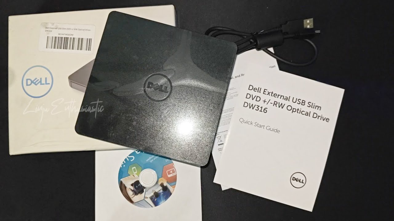 Dell DW316 External USB Slim DVD Writer | ✨ #tech #dell #dvd #writer