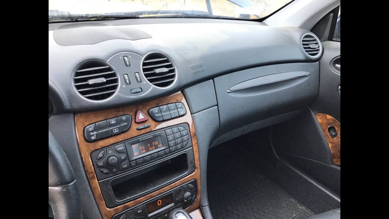 W209, W203 CLK, C class Mercedes Android Head unit swap from Audio 10 and D2B Bose Amplifier