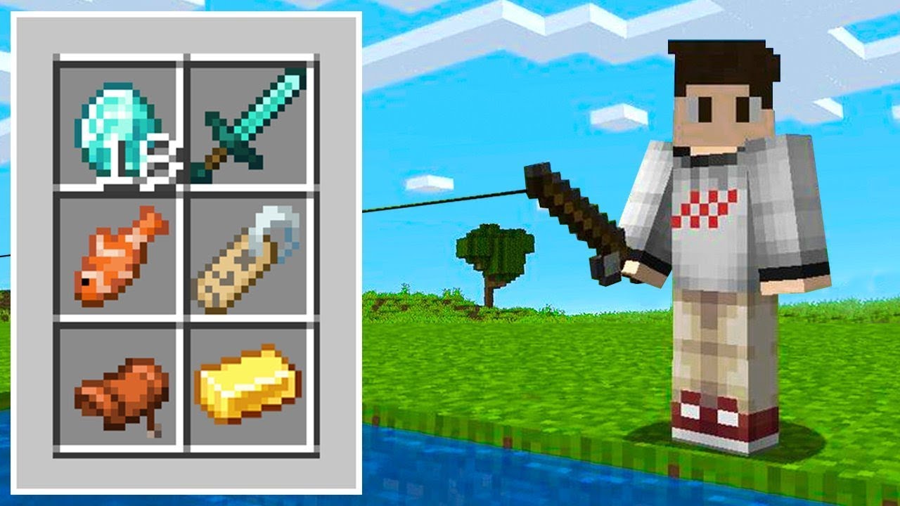 The LUCKIEST FISHING Loot EVER In Minecraft