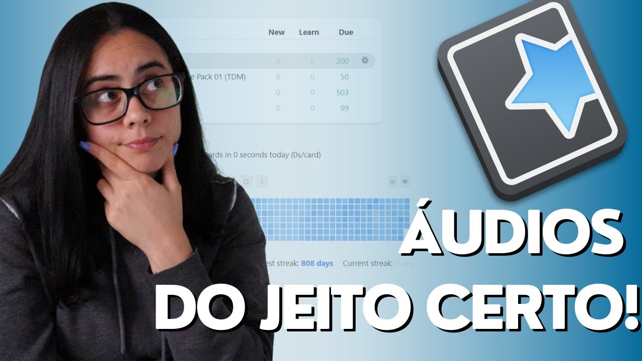 COMO COLOCAR ÁUDIOS NOS CARDS DO SEU ANKI DO JEITO CERTO! - TUTORIAL