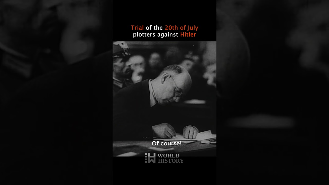 Chilling Video: Nazi Psycho Judge Screams at a Man Moments Before Execution #shorts #ww2 #history