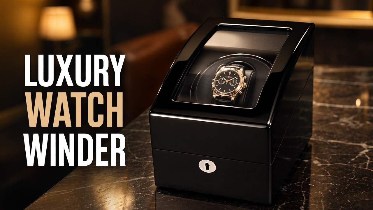 JQUEEN Automatic Double Watch Winder with 3 Storage Pillows Review