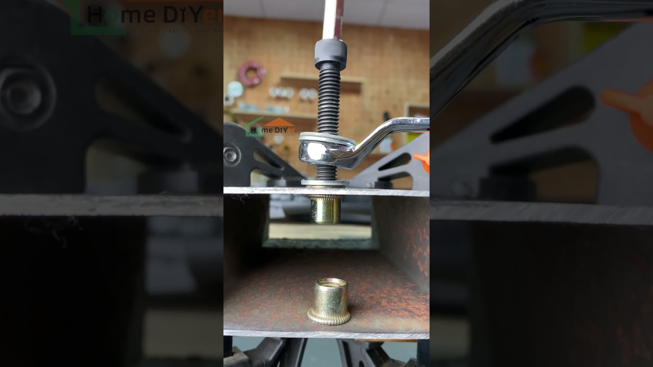 Rivet Nut Tool Secrets 99% of Handymen Miss #homediyer #diy #goobetter  