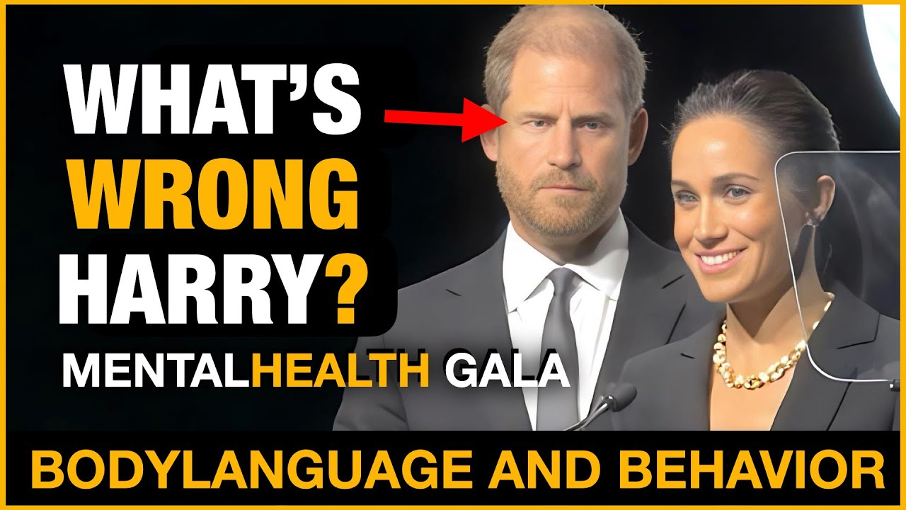 What’s Bothering Prince Harry? | Body Language at Mental Health Gala