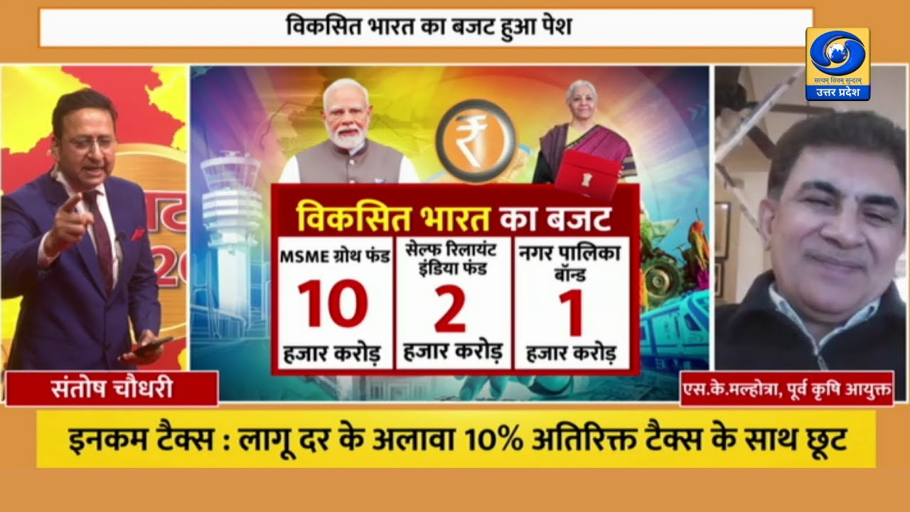 विकसित भारत बजट पेश हुआ।