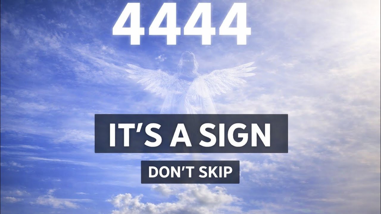 4444 Indicates thatdivine protection is around you🌈✍️