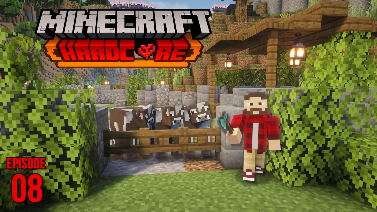I Built My First Zoo Enclosure in Minecraft Hardcore