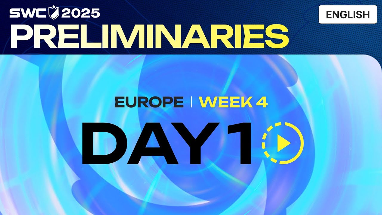 [ENGLISH] SWC2025 Europe Preliminaries Day 1 | Summoners War
