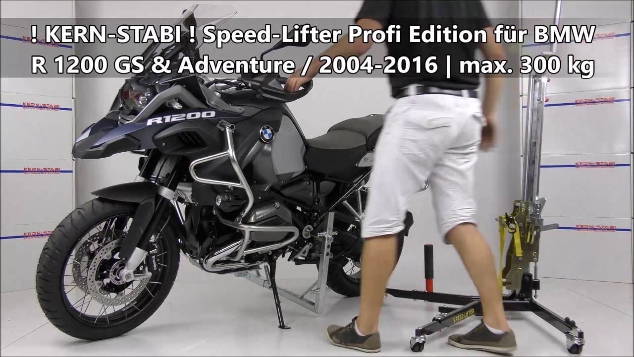 KERN-STABI Zentralständer 300 Kg passend für div. BMW-Modelle & mehr Motorradlift
