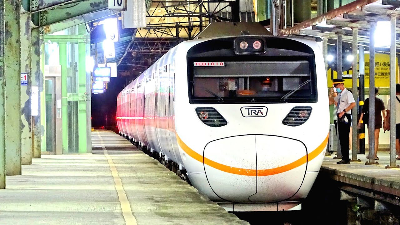 【舊站熄燈，再會與感謝！】臺鐵中壢舊站列車紀錄－停車、開車篇 夜間版