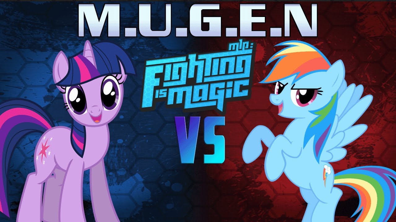 Mugen Fighting Is Magic Magic Twilight Sparkle VS Loyalty Rainbow Dash