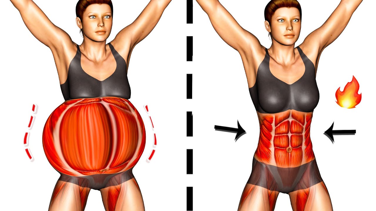 30 Min Morning Exercise Routine for Beginners At Home➜ GOODBYE BELLY ➜ Do This Standing 30 Min a Day