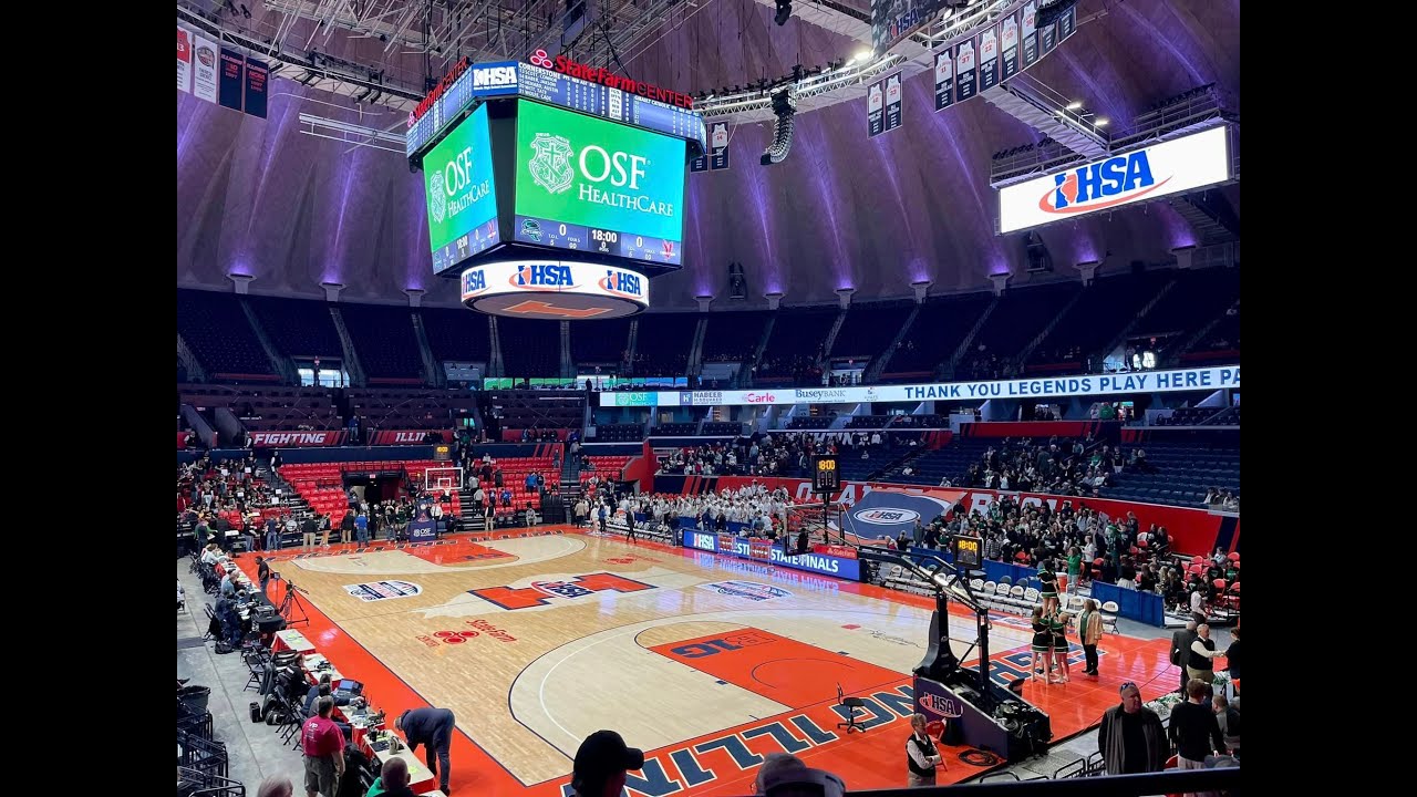 2023 IHSA 1A Boys' Basketball State Semi-Final: Tuscola vs. Scales Mound
