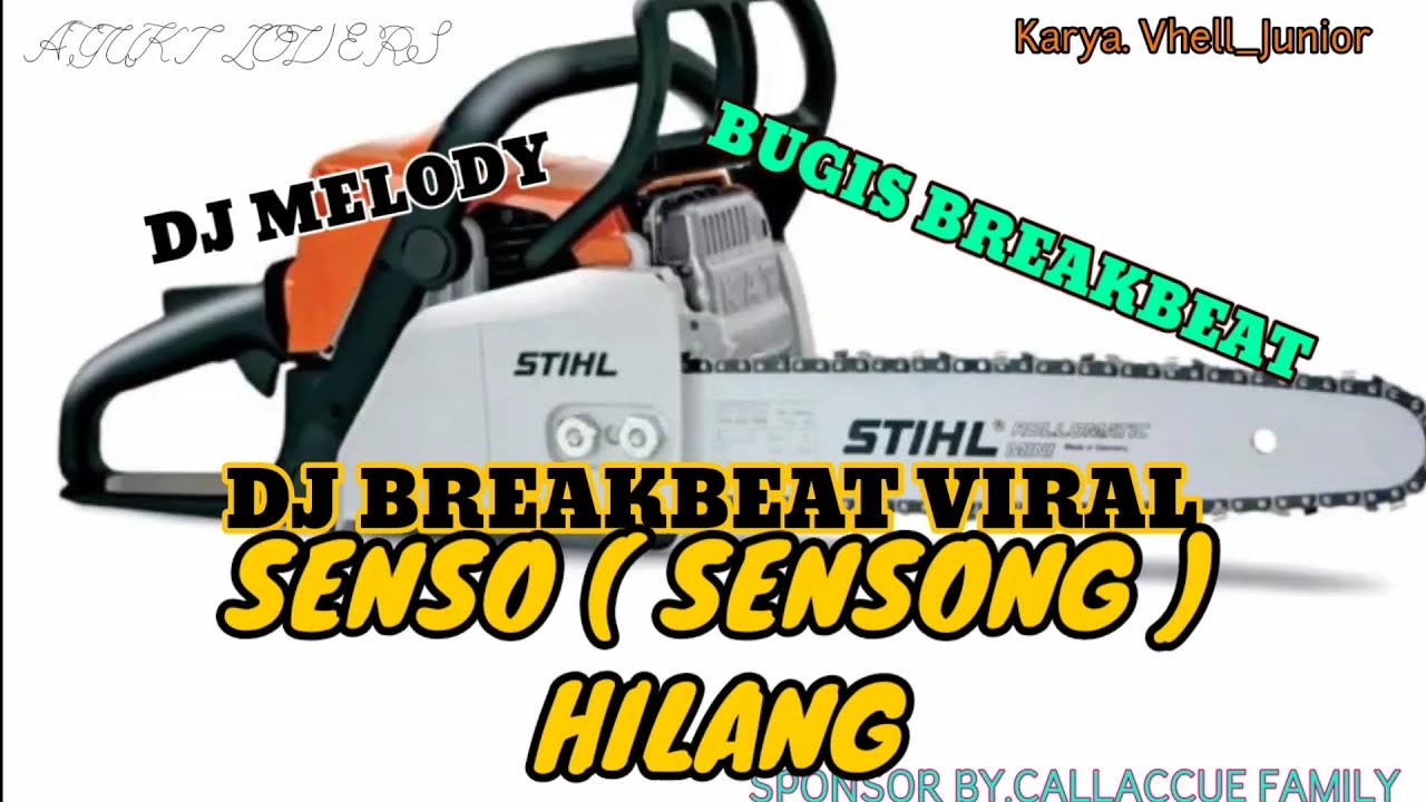 DJ SENSO VIRAL ( SENSONG ) BREAKBEAT TERBARU 2025 FULL BASS MENGGELEGAR