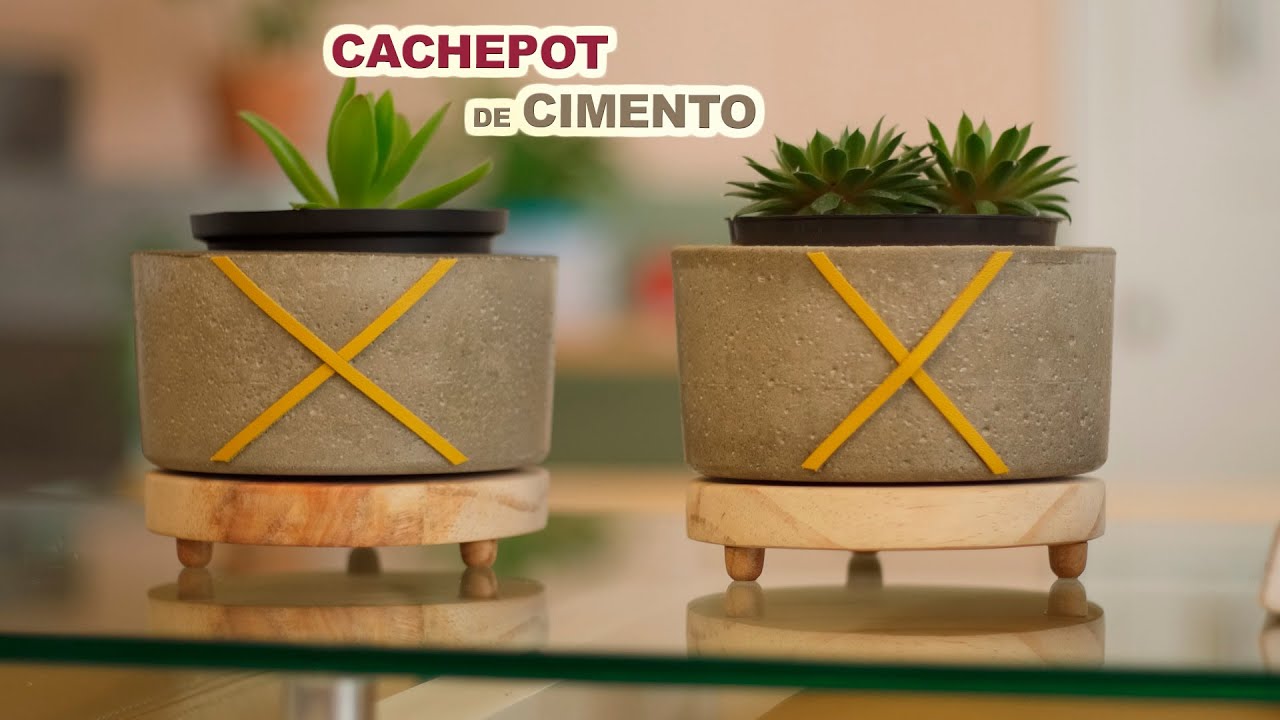 Cachepot de Cimento