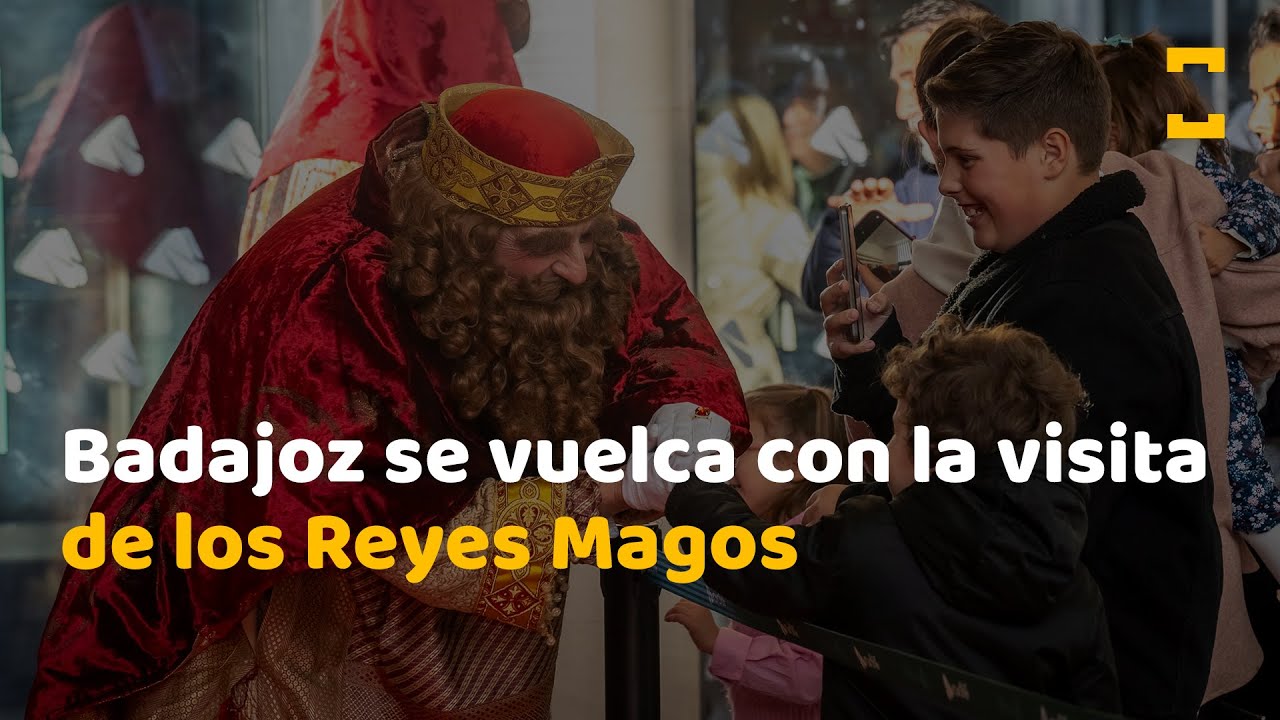 Badajoz se vuelca con la visita de los Reyes Magos