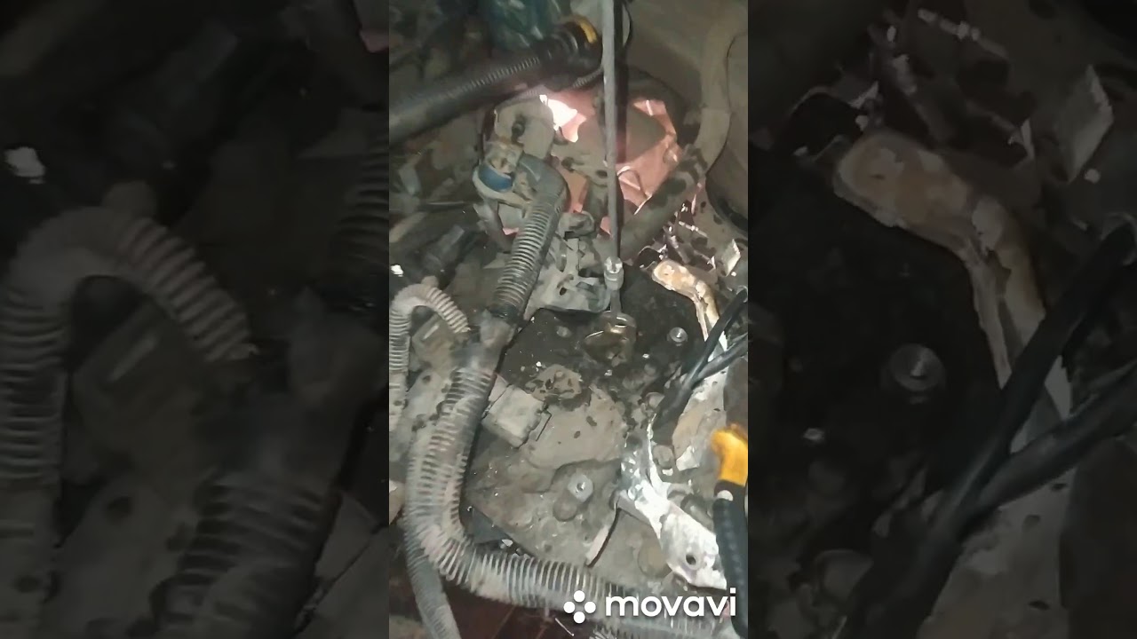 снятие АКПП на Пежо 307 2005г. в