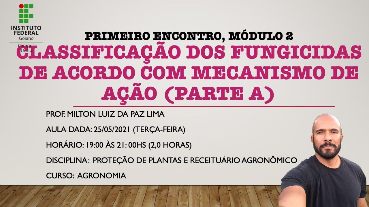 Classificação dos fungicidas de acordo com o mecanismo de ação