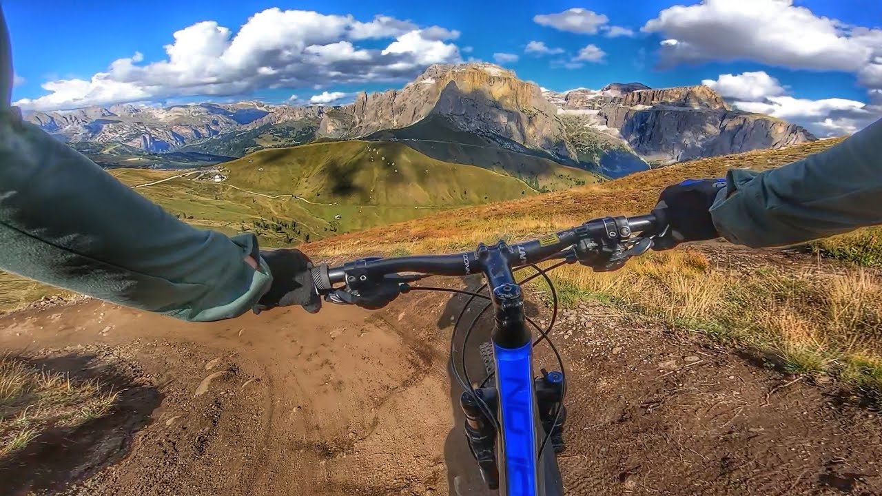 Dolomites - Sellaronda Clockwise MTB Tour- the best scenic moments.