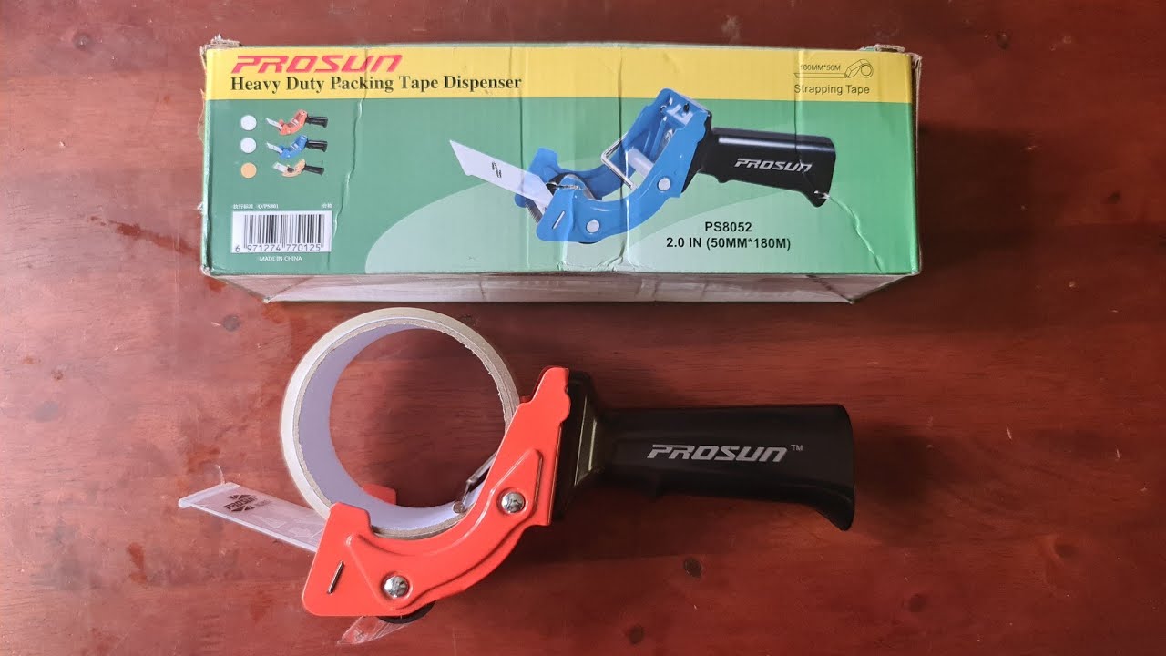 prosun packing tape dispenser