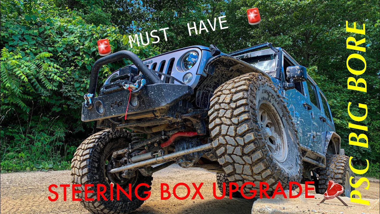 IMPORTANT STEERING UPGRADE for Jeep Wrangler- PSC Big Bore Install & Walk Through
