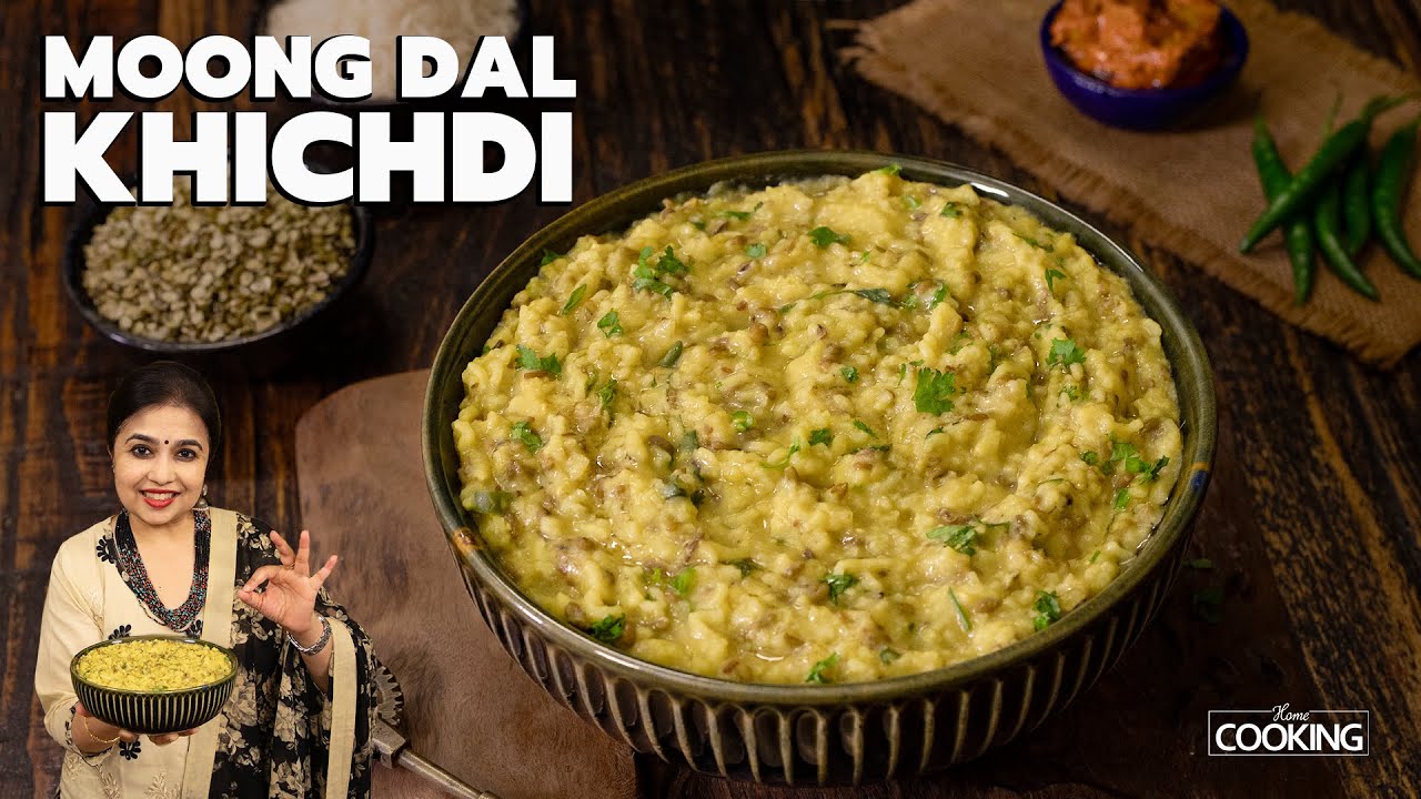 Moong Dal Khichdi Recipe | No Onion No Garlic | Healthy Lunch Ideas | Khichdi Recipe