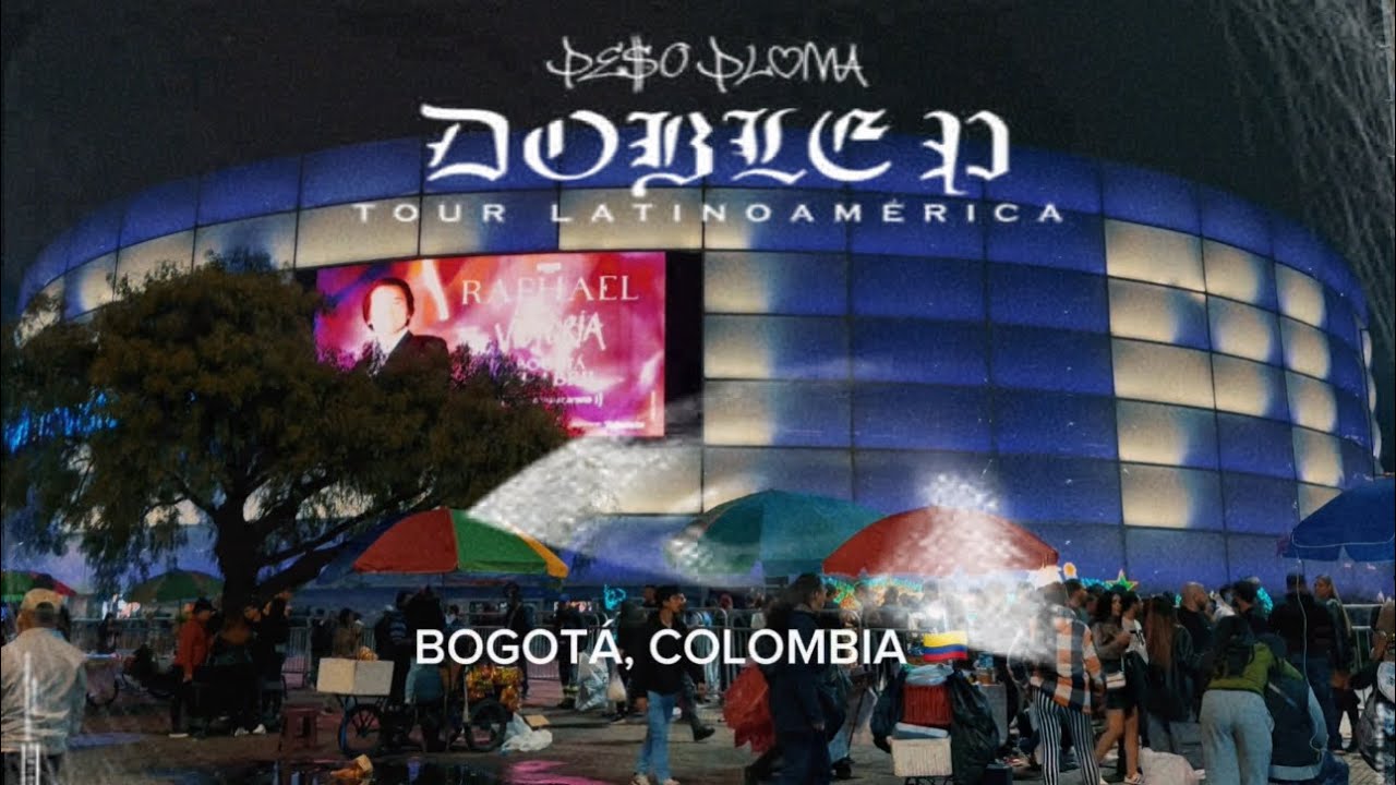 Viajé a un concierto de Peso Pluma en Colombia. LA DOBLE P TOUR
