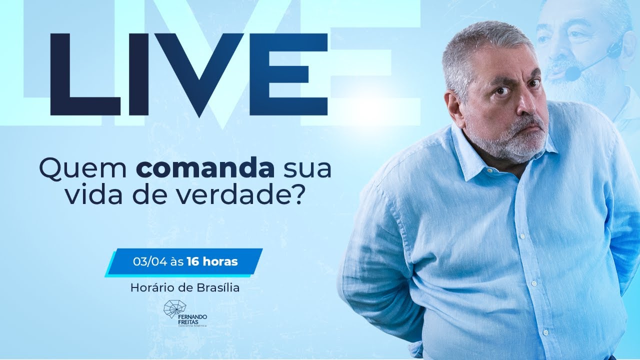 QUEM COMANDA SUA VIDA DE VERDADE? | LIVE