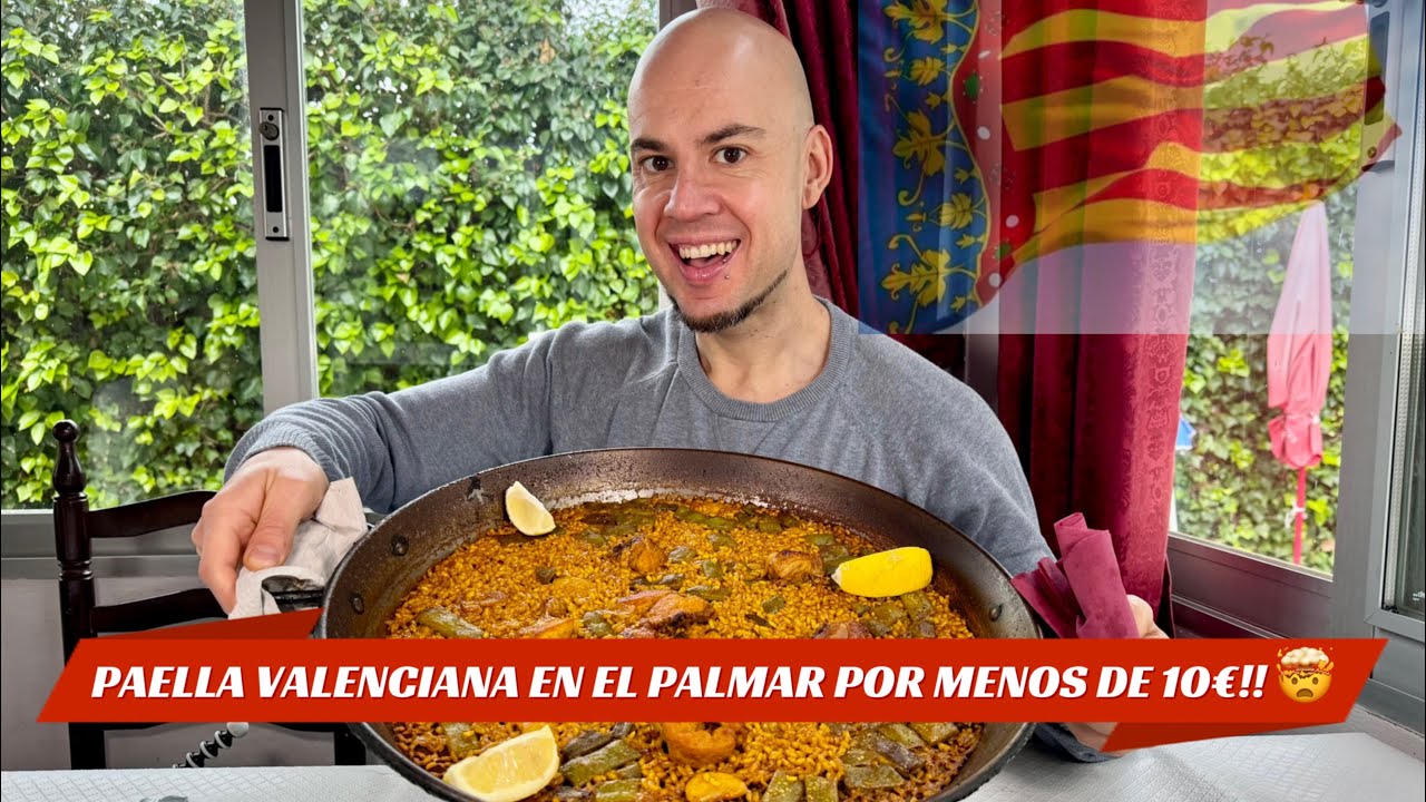 PAELLA VALENCIANA EN EL PALMAR POR MENOS DE 10 EUROS!!